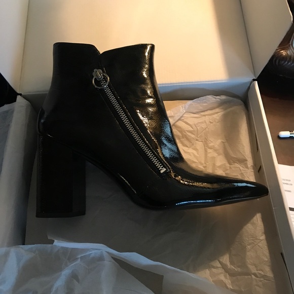 Nine West Russity Black Patent BootieNew* Size 11 - Picture 5 of 6